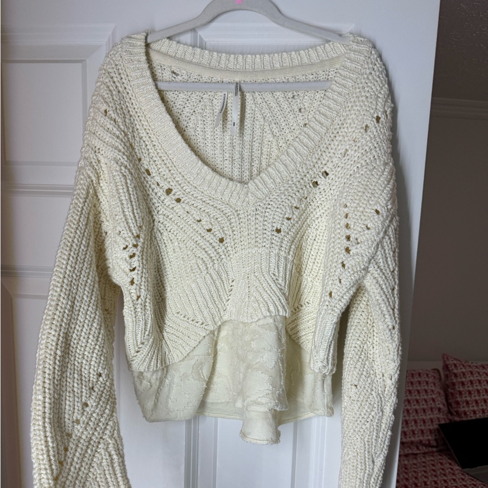 Anthropologie cropped sweater